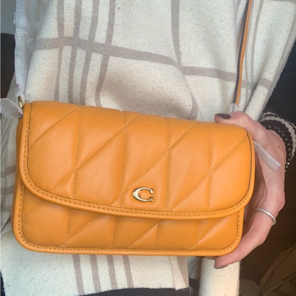 SOLD⛔️Authentic COACH 1941 Nappa leather quilted magnetic flap crossbody - Picture 2 of 15